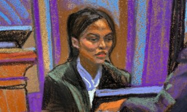 Cassie Ventura answers questions under cross-examination during Sean “Diddy” Combs’ trial on Thursday.